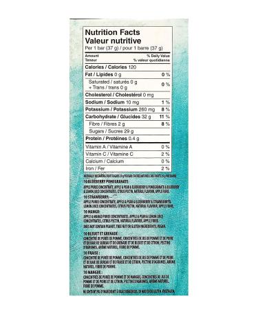SunRype Fruit Source 100% Fruit Bar 30ct x 37g Bars - 3 Flavours (Imported from Canada) - Buy Online on GoSupps.com