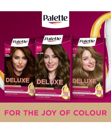  Palette Palette Deluxe Creme Colouration 6-0 Light Brown - Buy Online on GoSupps.com