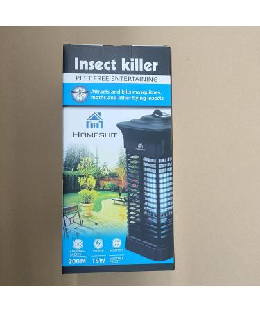 Homesuit 15W Electrical Insect Destroyer | Effective Mosquito Trap & Fly Trap for Bedrooms & Gardens - Buy Online on GoSupps.com