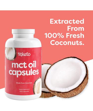 Kiss My Keto MCT Oil Softgels - 300 Count for Keto & Energy Boost - Buy Online on GoSupps.com