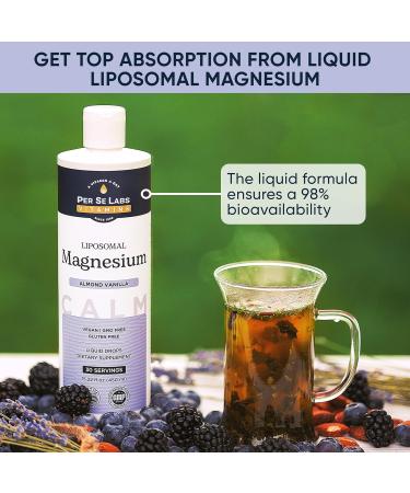Nutra Well Vitamins 15.22oz Magnesium Calm Liposomal Supplement - Natural Stress Relief - Buy Online on GoSupps.com