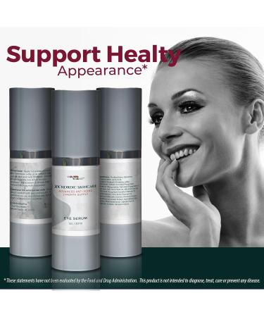 2x Nordic Skincare Serum - Anti-Aging Eye Serum with Vitamin C & Aloe Vera - 2 Month Supply for Dark Circles & Wrinkles - Buy Online on GoSupps.com