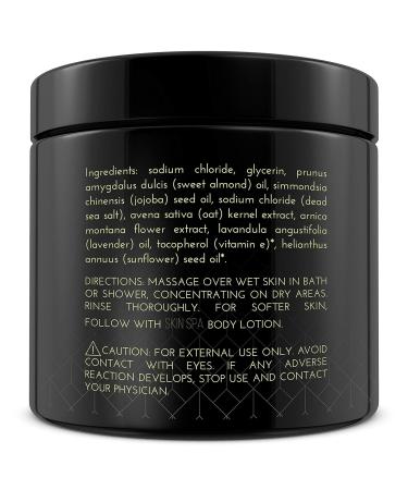 Buy Jasmine Mineral Sea Salt Scrub 16oz - Exfoliating Body Scrub for Glowing Skin - International Shipping Available - Buy Online on GoSupps.com