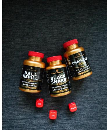 Vigor Labs' Gold Stack Limited Edition. Triple Stack with 3 Products in One Pack. Boosts Firmness Volume and Stamina (30 Capsules Per Bottle) - Buy Online on GoSupps.com