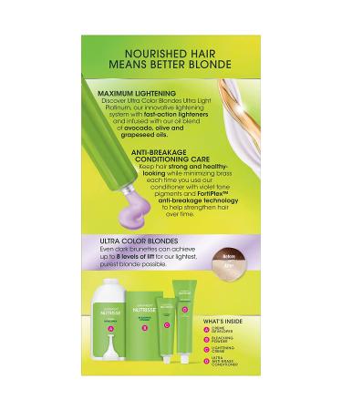 Garnier Nutrisse Ultra Color PL2 Ultra Light Platinum Hair Dye - Permanent Nourishing Creme (Mascarpone Crme) - 1 Count - Buy Online on GoSupps.com