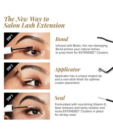 VLuxe DIY Eyelash Extension Bond & Seal with Biotin & Vitamin E - Strong Gentle Adhesive for All Day Wear - Buy Online on GoSupps.com