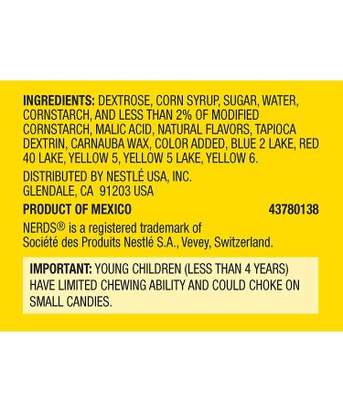 Nerds Big Chewy Candy 6 Ounce Pack of 12 - Delicious Assorted Flavors - Bulk Buy for Sweet Treats - Buy Online on GoSupps.com
