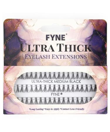 FYNE Eyelash Extension Medium 60 Cluster Lashes