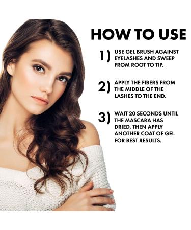 3D Lash Fiber Mascara (2 Tubes) - Lengthening Tubing Mascara for Bold Volume - Non-Toxic & Hypoallergenic - Buy Online on GoSupps.com