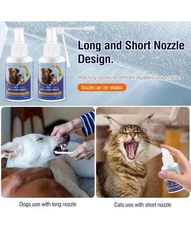 Pet Oral Care Spray Pet Clean Teeth Cleaning Spray for Dogs & Cats Pet Breath Freshener Spray Care Cleaner Teeth Cleaning Spray for Dogs & Cats - Buy Online on GoSupps.com
