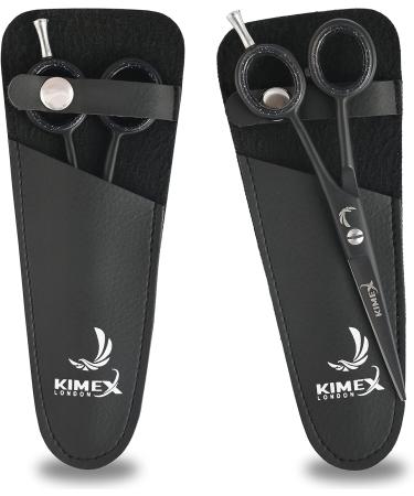 KIMEX LONDON 6 Inch Hair Cutting Scissors - Premium Stainless Steel Razor with Sharp Blade, Salon Quality for Men, Women, Barber, Kids, Adults & Pets - Black - Buy Online on GoSupps.com
