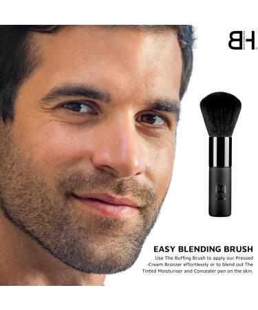 Benny Hancock BEAUTY | Bronzer Buffing Brush - Synthetic Bristles Precise Application for Professional Results Ideal for Bronzing | Vegan & Cruelty-Free Makeup Brush - Buy Online on GoSupps.com