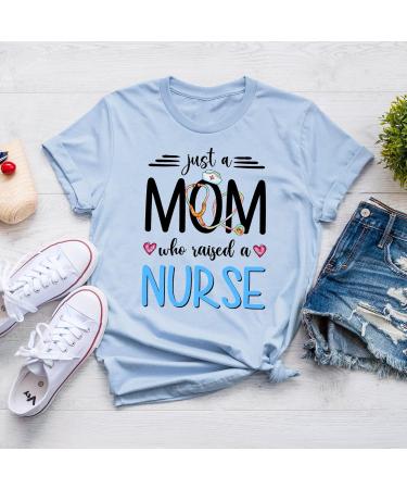 Custom Nursing Shirt for Nurse Coworkers | Unique Gifts for Nurses from Son or Daughter | Short Sleeve Tee for Mother's Day & Nurse's Day - Buy Online on GoSupps.com