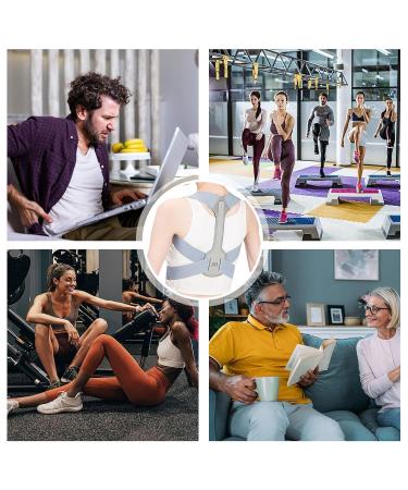 Generic Back Corrector Adjustable Corrector Back Brace Instant Corrector | Stretchy Back Straightener Corrector Back Support Brace for Adults Women Men - Buy Online on GoSupps.com