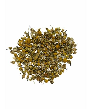 Chamomile Whole Flower Loose Leaf Tea 4 oz - Herbal Tea from Egypt - Resealable Bag - Packaged in USA - Buy Online on GoSupps.com
