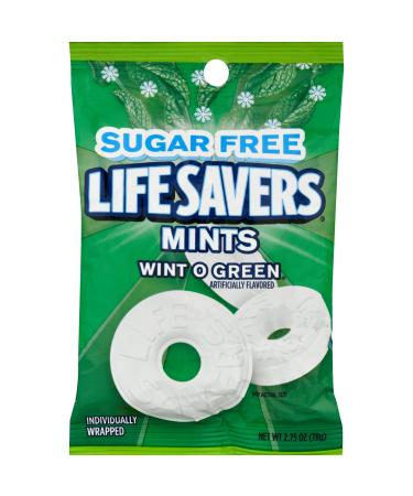 LifeSavers Wint-O-Green Hard Candy, No Sugar (Pack of 2)