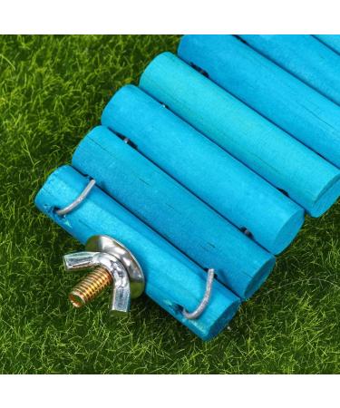 POPETPOP Parrot Toys Hamster Plank Path Soft Climbing Ladder Pet Wood Ladder Hamster Ladder Bird Wooden Ladder Pet Wooden Ladder Parrot Bamboo Tableware Hamster Bridge Ladder 50X6CM - Buy Online on GoSupps.com
