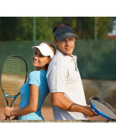 Unisex Adjustable Outdoor Golf Visor | Solid Black Sun Hat for Women & Men | 22-23 inches | Medium Size | 1pc - Buy Online on GoSupps.com