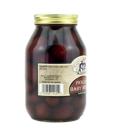 Amish Wedding Pickled Baby Beets 32oz - Handcrafted Deliciousness - Buy Online on GoSupps.com