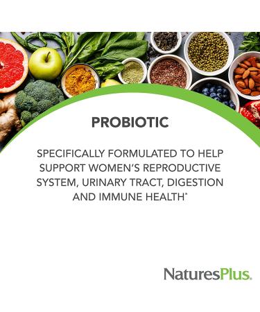Natureâ€™s Plus GI Natural Probiotic for Women - 60 Billion CFU, 30 Capsules - Buy Online on GoSupps.com