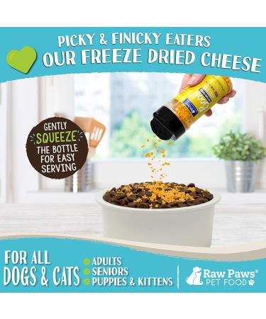 Raw Paws Boost Flavor & Nutrition Pet Food Toppers for Dogs & Cats - Made in USA - Grain-Free Seasoning for Wet, Dry or Raw Food - 3.6 oz - Buy Online on GoSupps.com