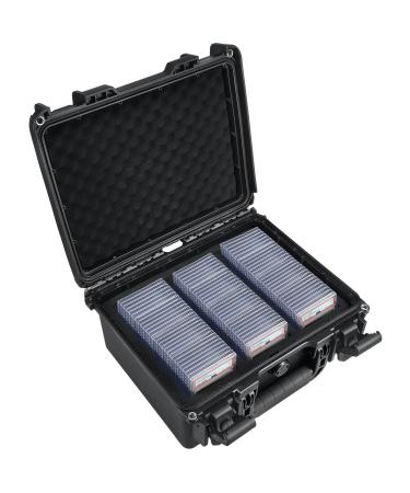 Migitec Waterproof Graded Card Storage Box Compatible with 102 Card Slabs, the Sports Trading Card Case Fits PSA, CSG, BGS, SGC, Magnetic Card Holder and Top Loaders