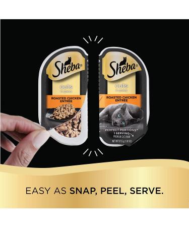 Sheba Perfect Portions Cuts in Gravy Wet Cat Food Trays Original Chicken 2.6 oz (Pack of 24) - Buy Online on GoSupps.com