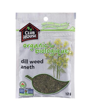 Club House Quality Natural Herbs & Spices Organic Dill Weed 12g