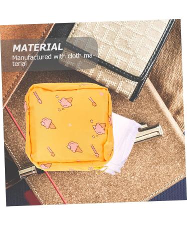 Coolhiya 4-Piece Ice Cream Organizer & Multi-Function Bag for Women | Breastfeeding Inserts Toilet Paper Holder Menstrual Pads & Hygiene Bag | Cactus Fabric Design - Buy Online on GoSupps.com