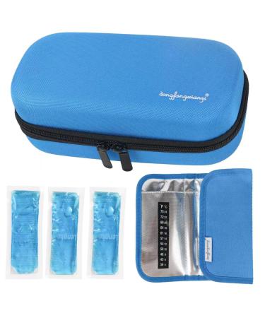 Jasilon Eva Insulated Diabetic Insulin Cooler Bag Portable Insulin Cooler Bag Insulin Cooler Travel Case Reusable Outdoor Eco-Friendly Medicine Ice Pack