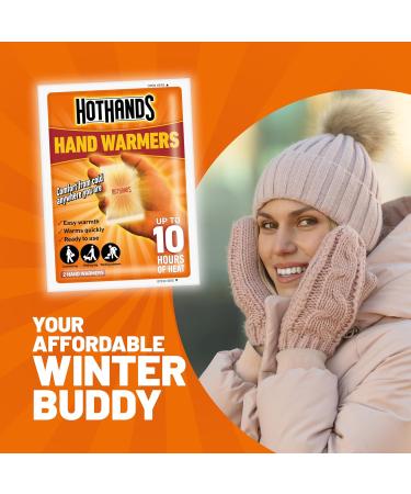 Hot Hands Hand Warmers - 40 Pairs (80 Pieces) | Long-Lasting Heat for Cold Weather | Fast International Shipping - Buy Online on GoSupps.com