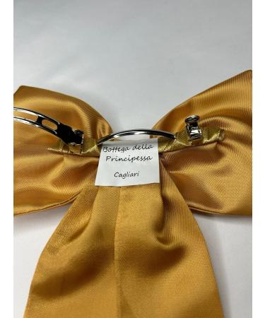 Bow for Hair Coquette-Handmade in Italy-Hair Clip for Women and Girls with Bow-French Closure - Buy Online on GoSupps.com