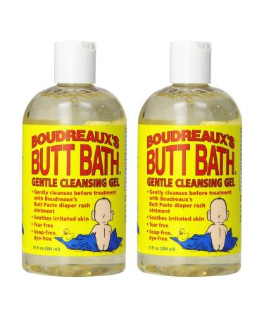 Boudreaux's Butt Bath Gentle Cleansing Gel 13 Ounce (Pack of 2)