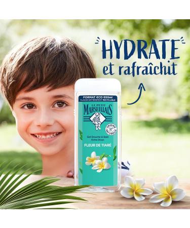 Le Petit Marseillais Extra Gentle Shower & Bath Gel Tiare Flower 650ml - Buy Online on GoSupps.com