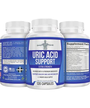 2-Month Uric Acid Support (14-in-1) Supplement | 60-Day Bulk Supply | Uric Acid Health Supplements | 120 Capsules - Buy Online on GoSupps.com