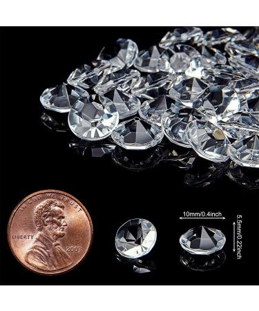 OUTUXED 1000pcs 0.4inch Clear Acrylic Diamonds - Wedding Table Decorations & Bridal Shower Vase Fillers - Buy Online on GoSupps.com