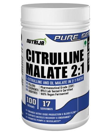 NutriJa-CITRULLINE Malate- 100 Grams