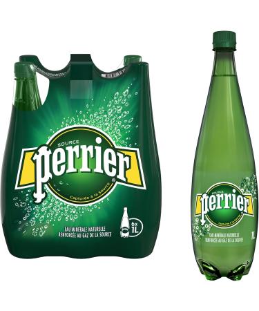 Perrier Set de 6 Bouteilles d'Eau P tillante Rafraichissant/Vif 1 L - Buy Online on GoSupps.com