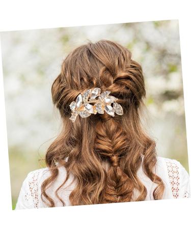 HAPINARY leaf wedding hair comb women's hair side comb hair accessories headpiece for bride hair comb hair Hair up Clip issue card bride small Japanese and Korean headgear - Buy Online on GoSupps.com