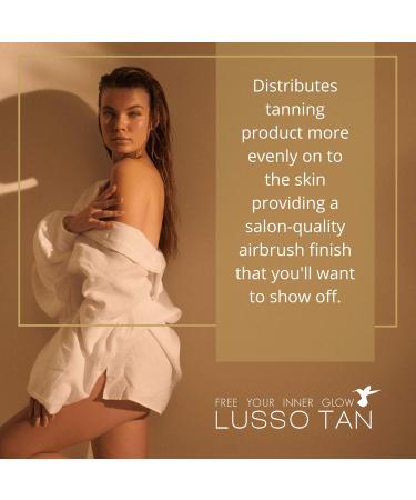 Luxury Velvet Flawless Tanning Mitt By Lusso Tan. Gradual Self Tanning Applicator Glove for the Face and Body. Sunless Tanner Mitten. Long Lasting Streak Free Reusable Fake Tan Application Mitt. - Buy Online on GoSupps.com