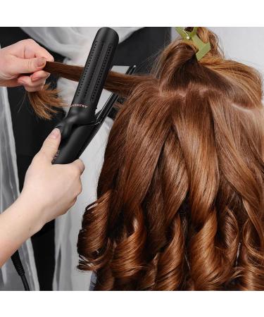 Mocemtry 360 Airflow Styler - Professional Curling Iron for Large Curls | 5 Temperature Settings & Cooling Ventilation | Classic Black - Buy Online on GoSupps.com