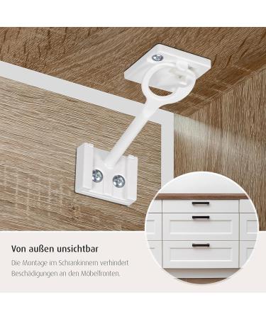 REER Cabinet & Drawer Protection - Child Locking Easy Installation 8 Pieces - DIN EN 16948:2017 Compliance for Safe Home - Buy Online on GoSupps.com