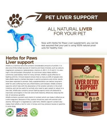Liver Support for Dogs and Cats - Milk Thistle Supplement 4oz - Buy Online on GoSupps.com