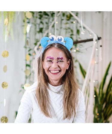 minkissy Horn Headband Plush Ox Horn Headband Cute Funny Headwear Cartoon Animal Horn Hair Hoop with Eyes Hairband for Halloween Dress Up Headbands - Buy Online on GoSupps.com