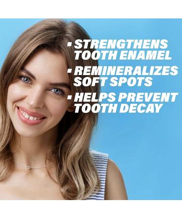 ACT Restoring Zero Alcohol Fluoride Mouthwash 33.8 fl. oz. Strengthens Tooth Enamel Mint Burst (Pack of 2) - Buy Online on GoSupps.com