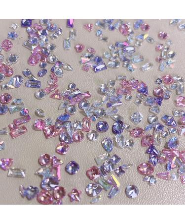 FEIlei 50PCS 3D Zircon Nails Rhinestones Jewelry DIY Professional Parts Nail Art - Buy Online on GoSupps.com