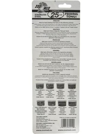Zoomed Steel Feeding Tongs Black 1 count (Pack of 1) - Buy Online on GoSupps.com