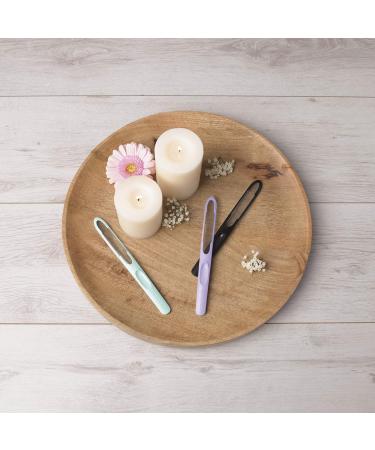 Miwiam Nail File | Smooth Rust-Free & Residue-Free Cleaning | Coarse & Fine Zones | 50g Lilac Nail Care Tool - International Shipping Available - Buy Online on GoSupps.com