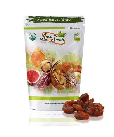 Anna and Sarah Organic Dried Apricots 2lbs - Resealable Bag | Premium Quality | Non-GMO | Healthy Snack | 1 Pack - Buy Online on GoSupps.com