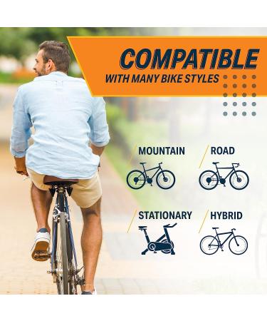 Bikeroo Extra Wide Cruiser Bike Seat for Men and Women - Vintage Brown Saddle with Suspension for Ultimate Comfort - Buy Online on GoSupps.com